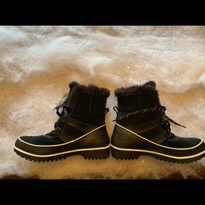Sorel suede snow boots